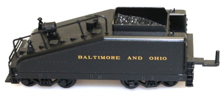 (image for) Tender - Baltimore & Ohio #338 - Slope (HO 0-6-0/2-6-0/2-6-2)